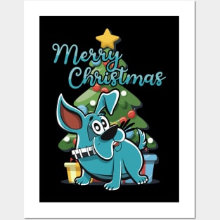 Bluey Merry Christmas Posters and Art